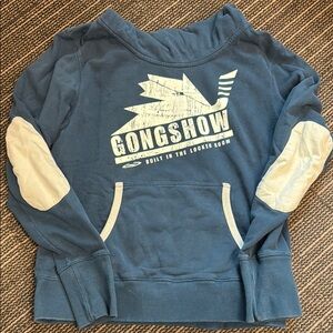 Gong Show Cowl Neck Sweatshirt Ladies Large 2/$20 FINAL WEEK FOR THIS ITEM